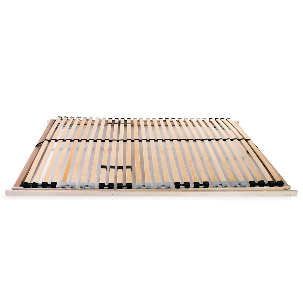 Slatted Bed Base without Mattress with 28 Slats 7 Zones 140x200 cm