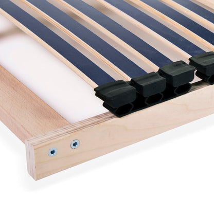Bed Base | Natural Beechwood | Beechwood frame, birch slats | 120x200 cm