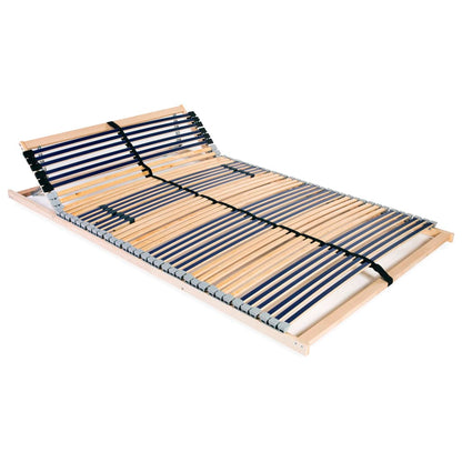 Slatted Bed Base without Mattress with 42 Slats 7 Zones 100x200 cm