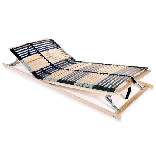 Bed Base | Natural beechwood, Birch | Solid beechwood frame, Birch slats