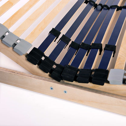 Bed Base | Natural beechwood, Birch | Solid beechwood frame, Birch slats