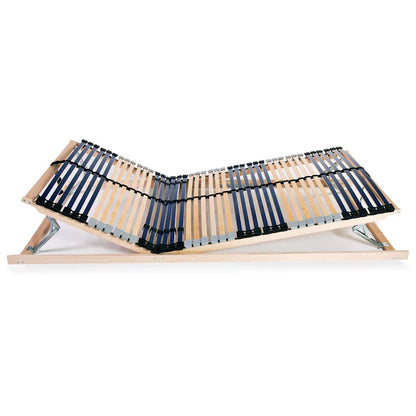 Bed Base | Natural Birch | Solid beechwood frame with birch slats