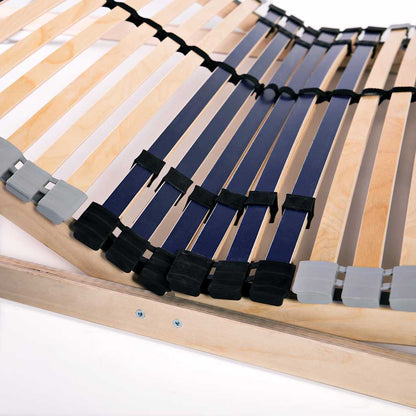 Bed Base | Natural Birch | Solid beechwood frame with birch slats