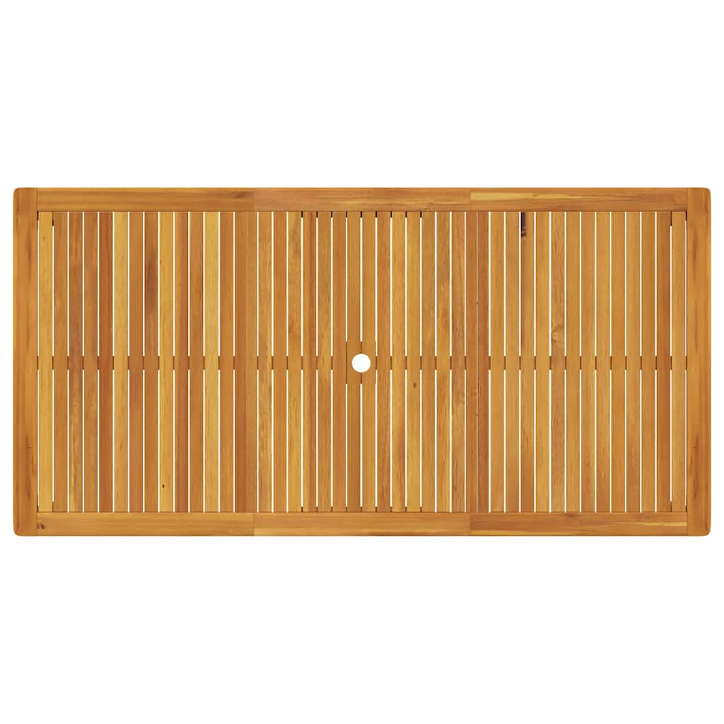 Garden Table 200x100x74 cm Solid Acacia Wood