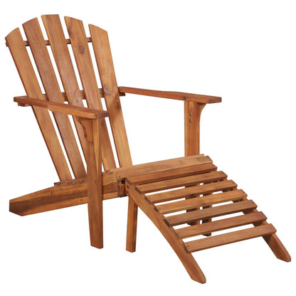 Garden Chair | Brown | Solid acacia wood | Standard | Foldable