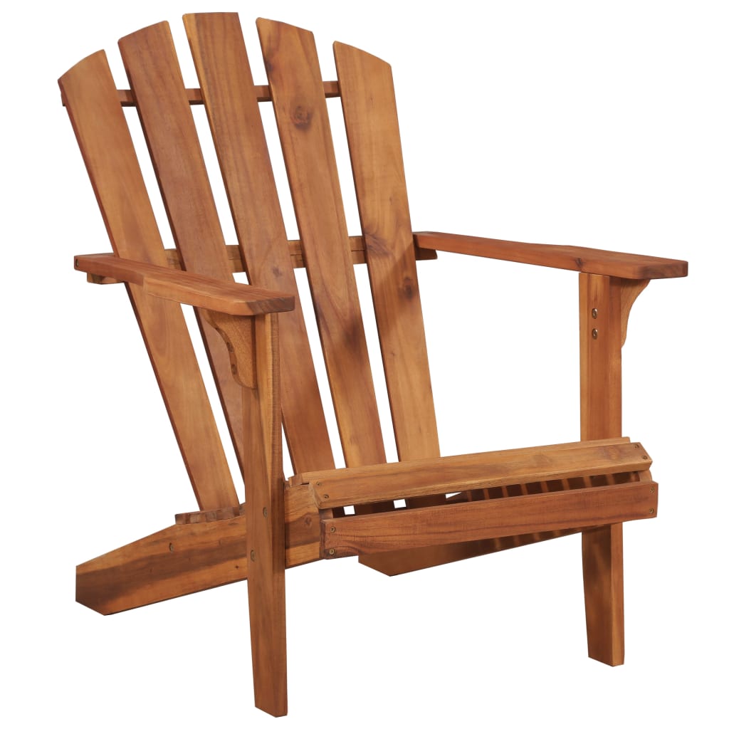 Garden Chair | Brown | Solid acacia wood | Standard | Foldable