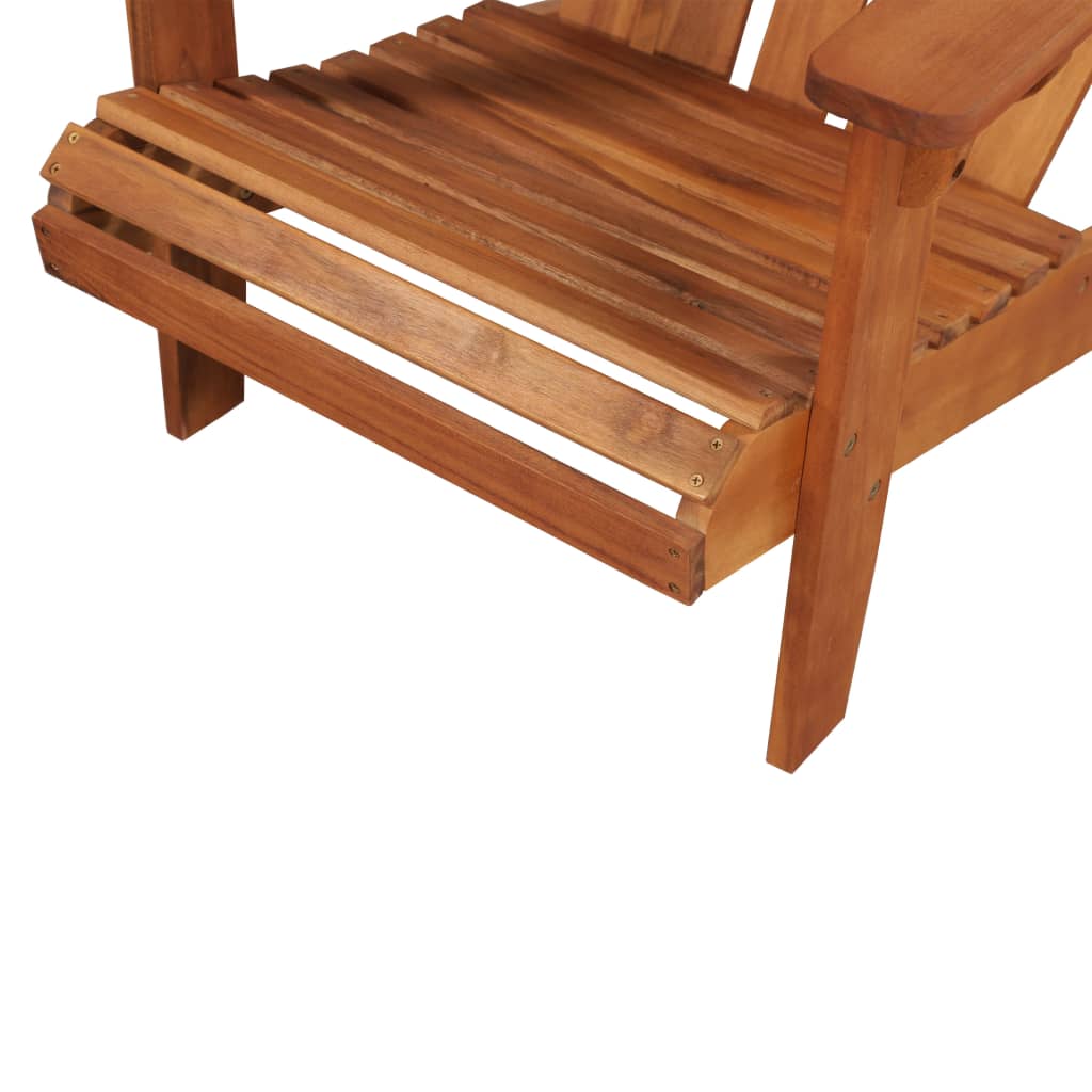 Garden Chair | Brown | Solid acacia wood | Standard | Foldable
