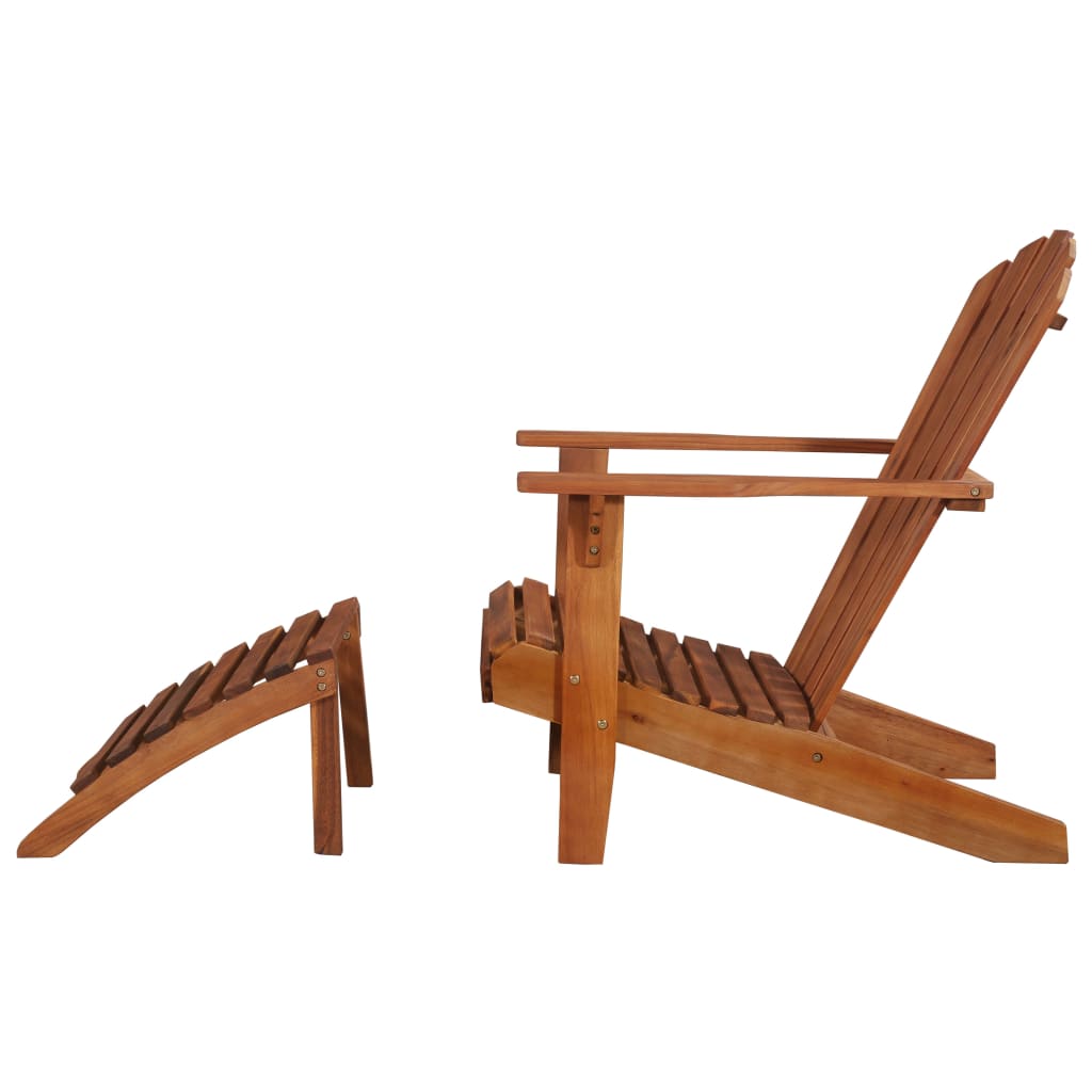 Garden Chair | Brown | Solid acacia wood | Standard | Foldable