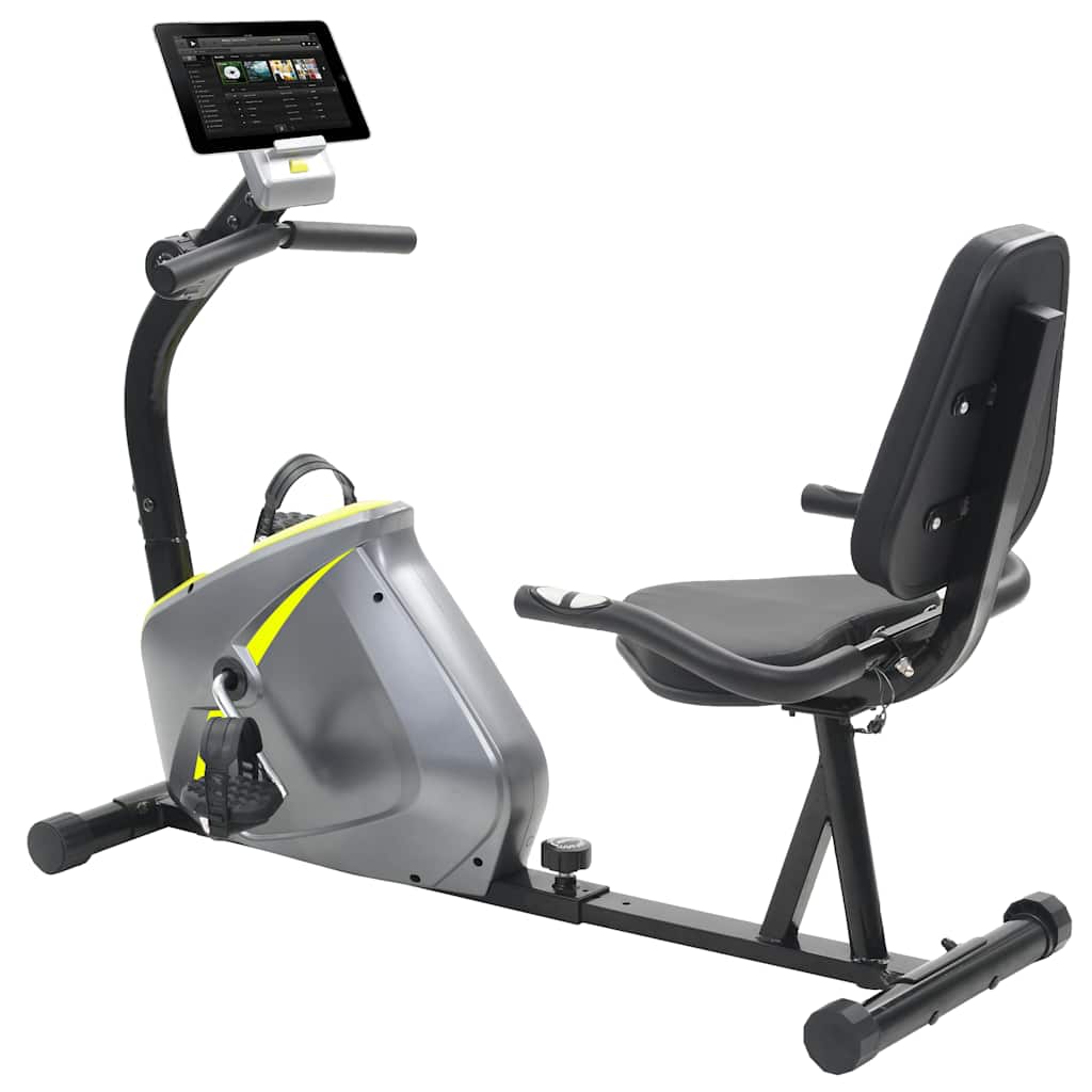 91443 vidaXL Magnetic Recumbent Exercise Bike with Pulse Measurement