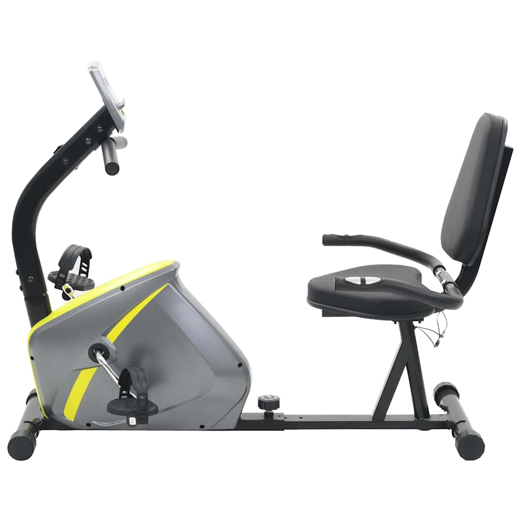 91443 vidaXL Magnetic Recumbent Exercise Bike with Pulse Measurement