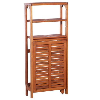 Bistro Set | Natural wood | Solid acacia wood | 2-seater | Foldable