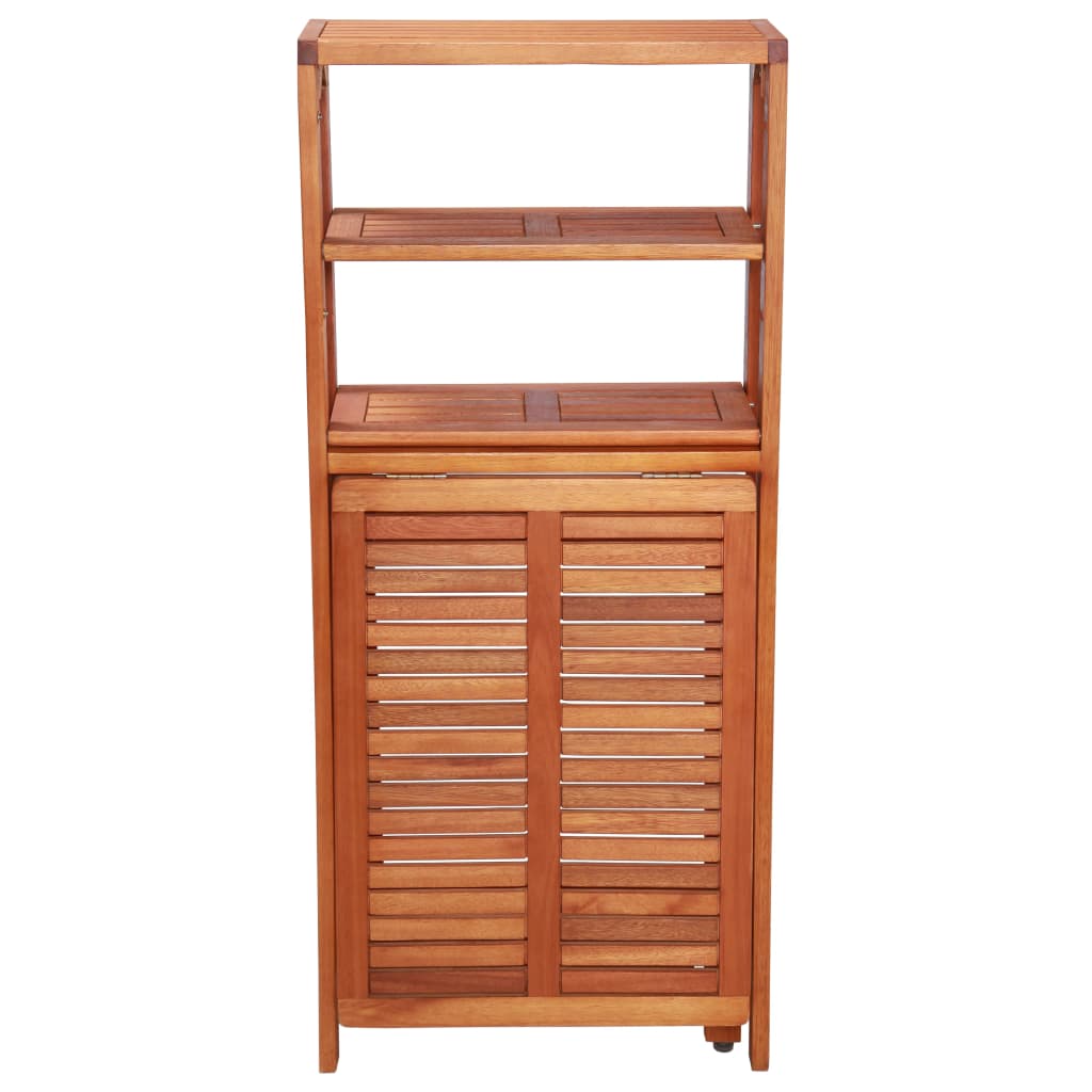 Bistro Set | Natural wood | Solid acacia wood | 2-seater | Foldable