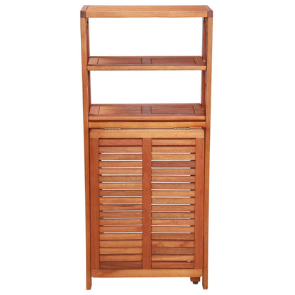 Bistro Set | Natural wood | Solid acacia wood | 2-seater | Foldable