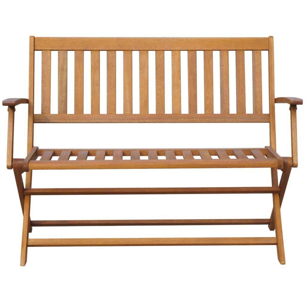 Garden Bench | Natural Wood Brown | Solid Acacia Wood | Standard