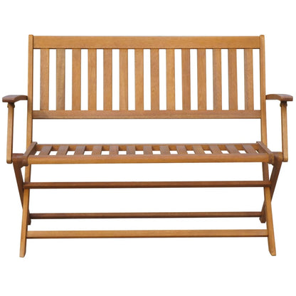 Garden Bench | Natural Wood Brown | Solid Acacia Wood | Standard