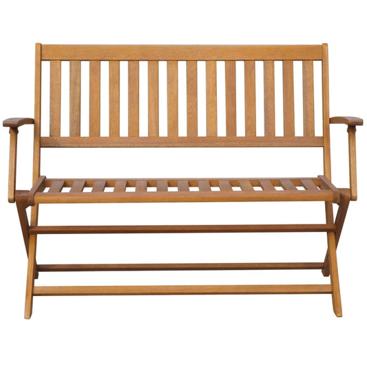 Garden Bench | Natural Wood Brown | Solid Acacia Wood | Standard