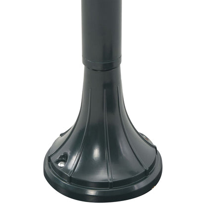 Garden Post Light E27 120 cm Aluminium Dark Green