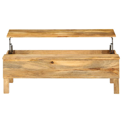 246320 vidaXL Coffee Table Solid Mango Wood 110x55x35 cm