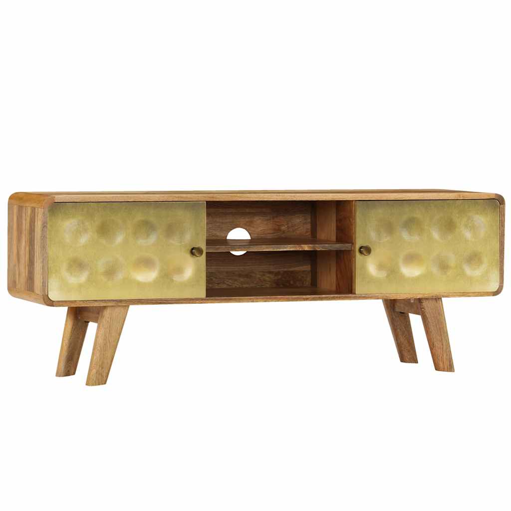 246340 vidaXL TV Cabinet Solid Mango Wood 120x30x45 cm