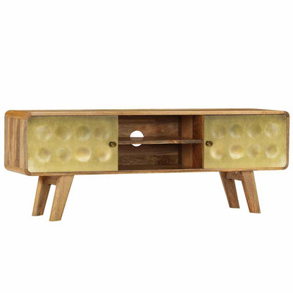 246340 vidaXL TV Cabinet Solid Mango Wood 120x30x45 cm