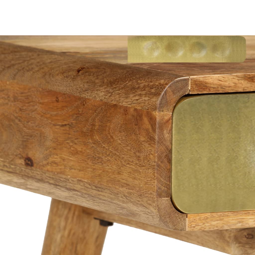 246344 vidaXL Coffee Table Solid Mango Wood 90x50x40 cm