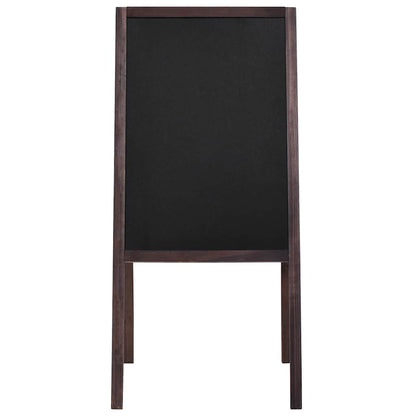 246430 vidaXL Double-sided Blackboard Cedar Wood Free Standing 40x60 cm