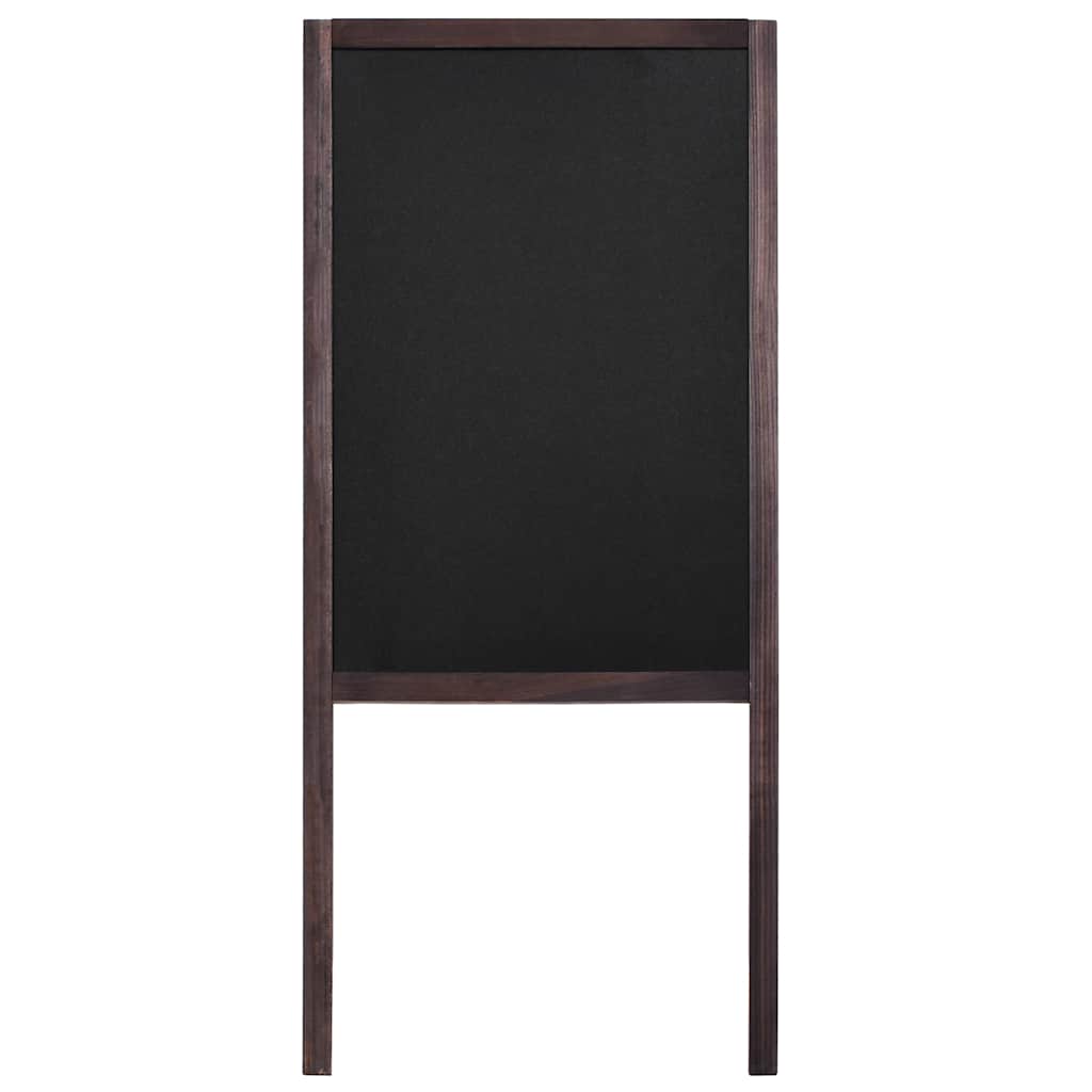 246430 vidaXL Double-sided Blackboard Cedar Wood Free Standing 40x60 cm