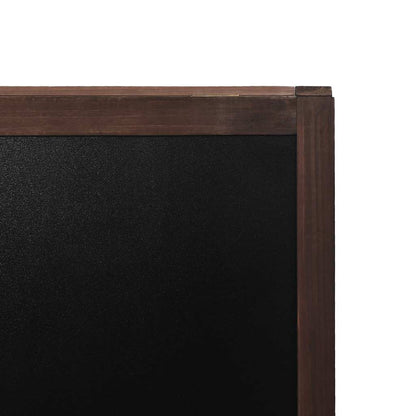 246430 vidaXL Double-sided Blackboard Cedar Wood Free Standing 40x60 cm