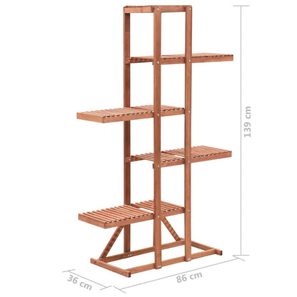 246432 vidaXL Plant Stand Cedar Wood 86x36x139 cm