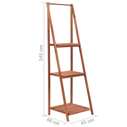 Plant Stand Cedar Wood 45x40x145 cm