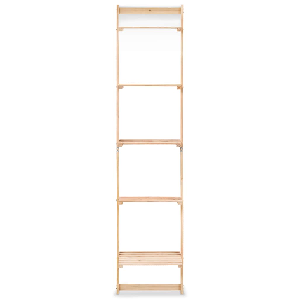 246438 vidaXL Ladder Wall Shelf Cedar Wood 41,5x30x176 cm