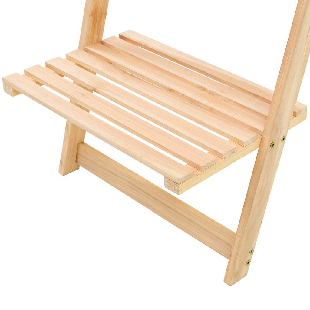 246438 vidaXL Ladder Wall Shelf Cedar Wood 41,5x30x176 cm