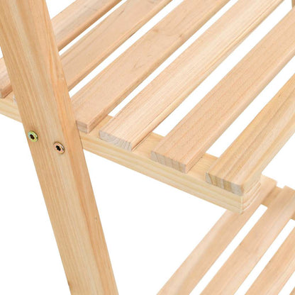 246438 vidaXL Ladder Wall Shelf Cedar Wood 41,5x30x176 cm