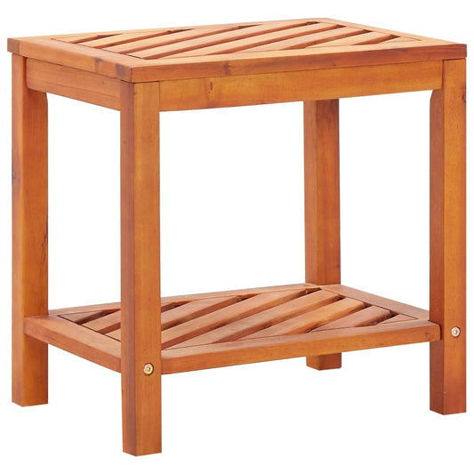 Side Table | Natural wood | Solid acacia wood | Small | Durable