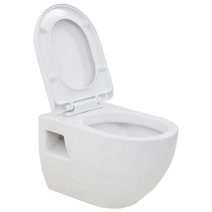 Wall-Hung Toilet Ceramic White