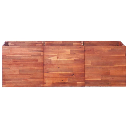Raised Bed | Natural brown | Solid Acacia wood | Large | Durable