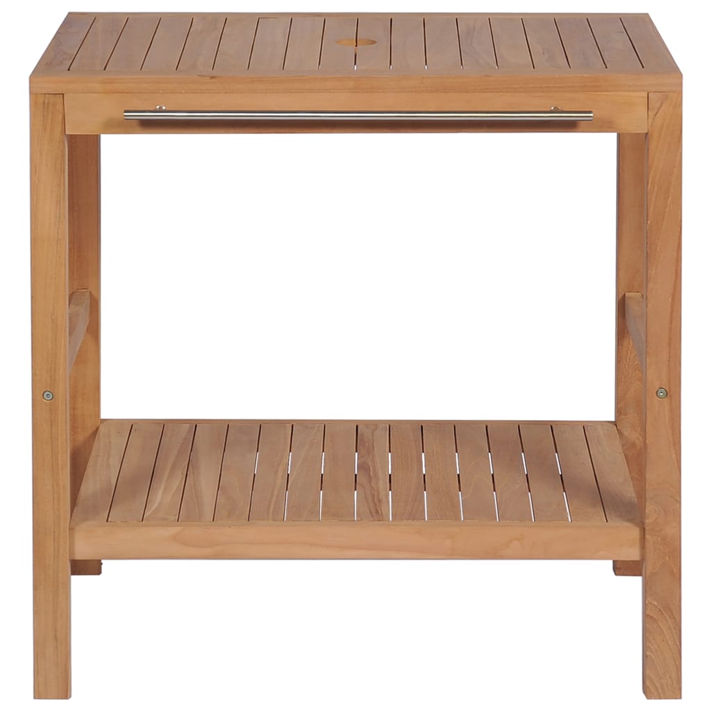 Bathroom Vanity Cabinet Solid Teak 74x45x75 cm