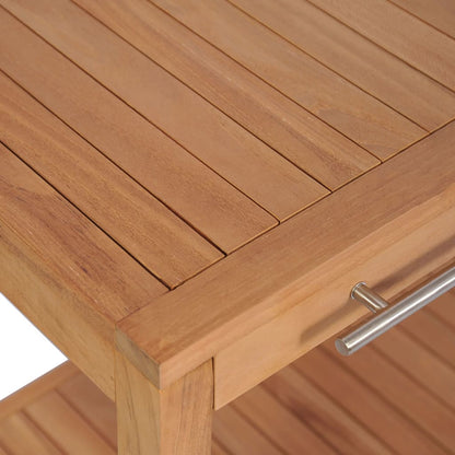 Bathroom Vanity Cabinet Solid Teak 74x45x75 cm