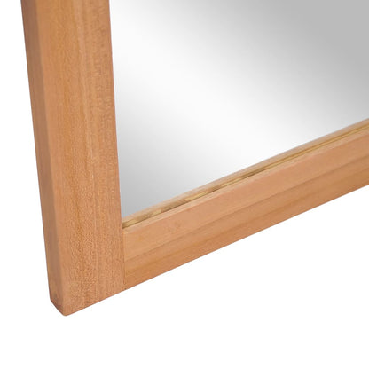 246501 vidaXL Wall Mirror Solid Teak 50x70 cm