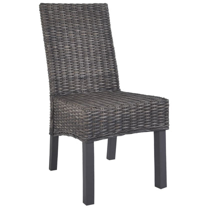 Dining Chair | Set of 2 | Brown with grey wash