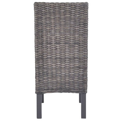 Dining Chair | Set of 2 | Brown with grey wash