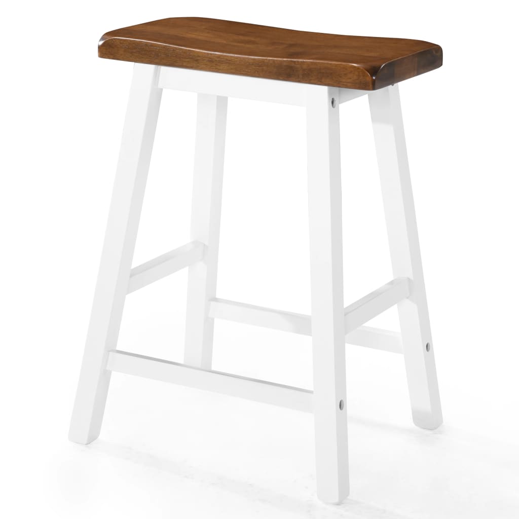Bar Table and Stool Set 5 Pieces Solid Wood