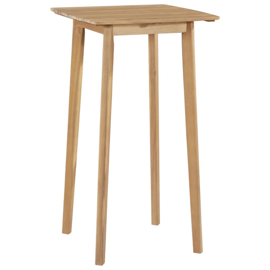 Bar Set | Brown | Solid Acacia Wood | Large | Durable | Bar Set | Square