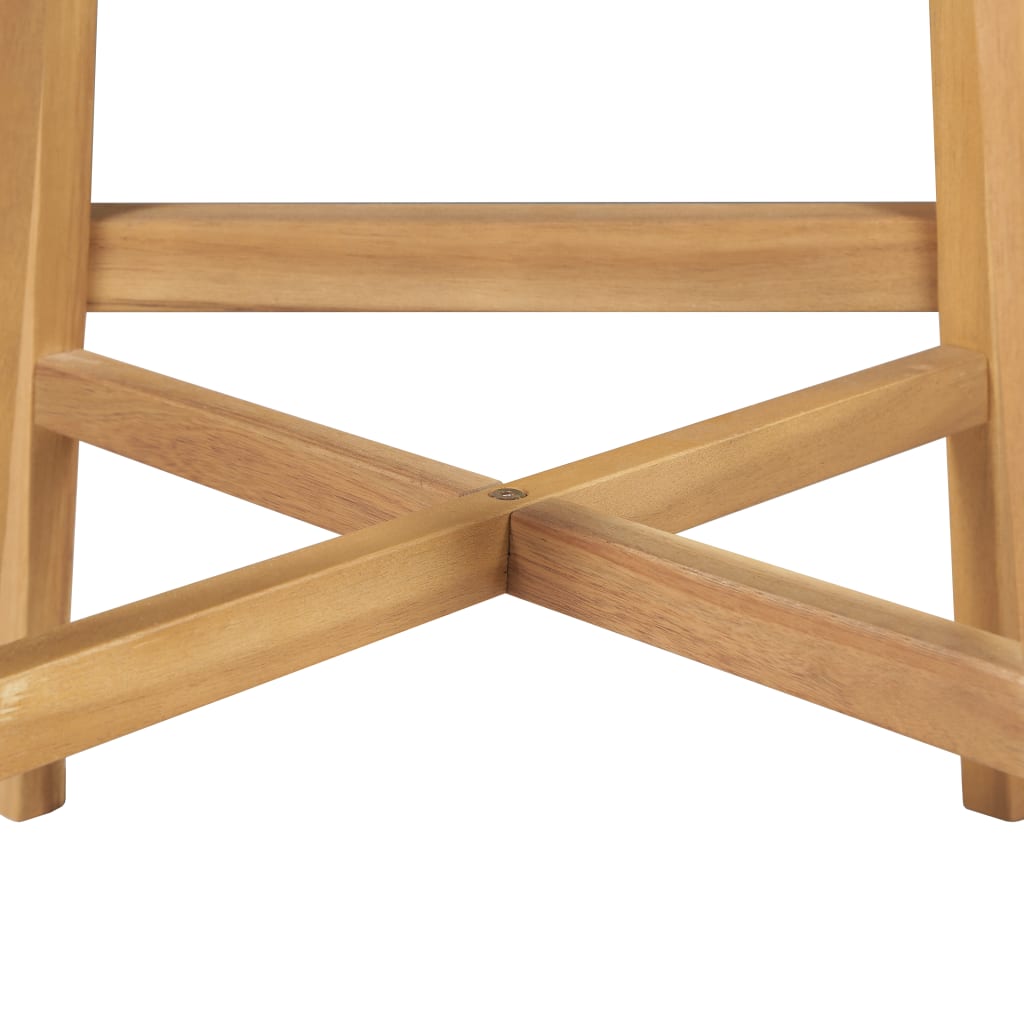 Bar Set | Brown | Solid Acacia Wood | Large | Durable | Bar Set | Square