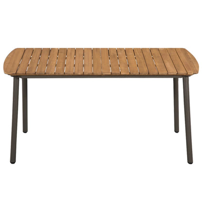 Dining Table | Brown | Solid Acacia wood | Large | Durable | Dining Table