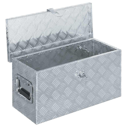Aluminium Box 61.5x26.5x30 cm Silver