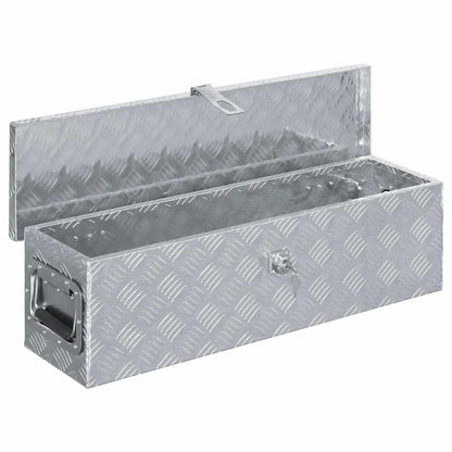 Aluminium Box 80.5x22x22 cm Silver
