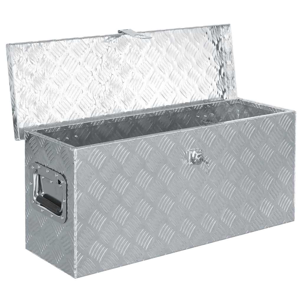 Aluminium Box 76.5x26.5x33 cm Silver