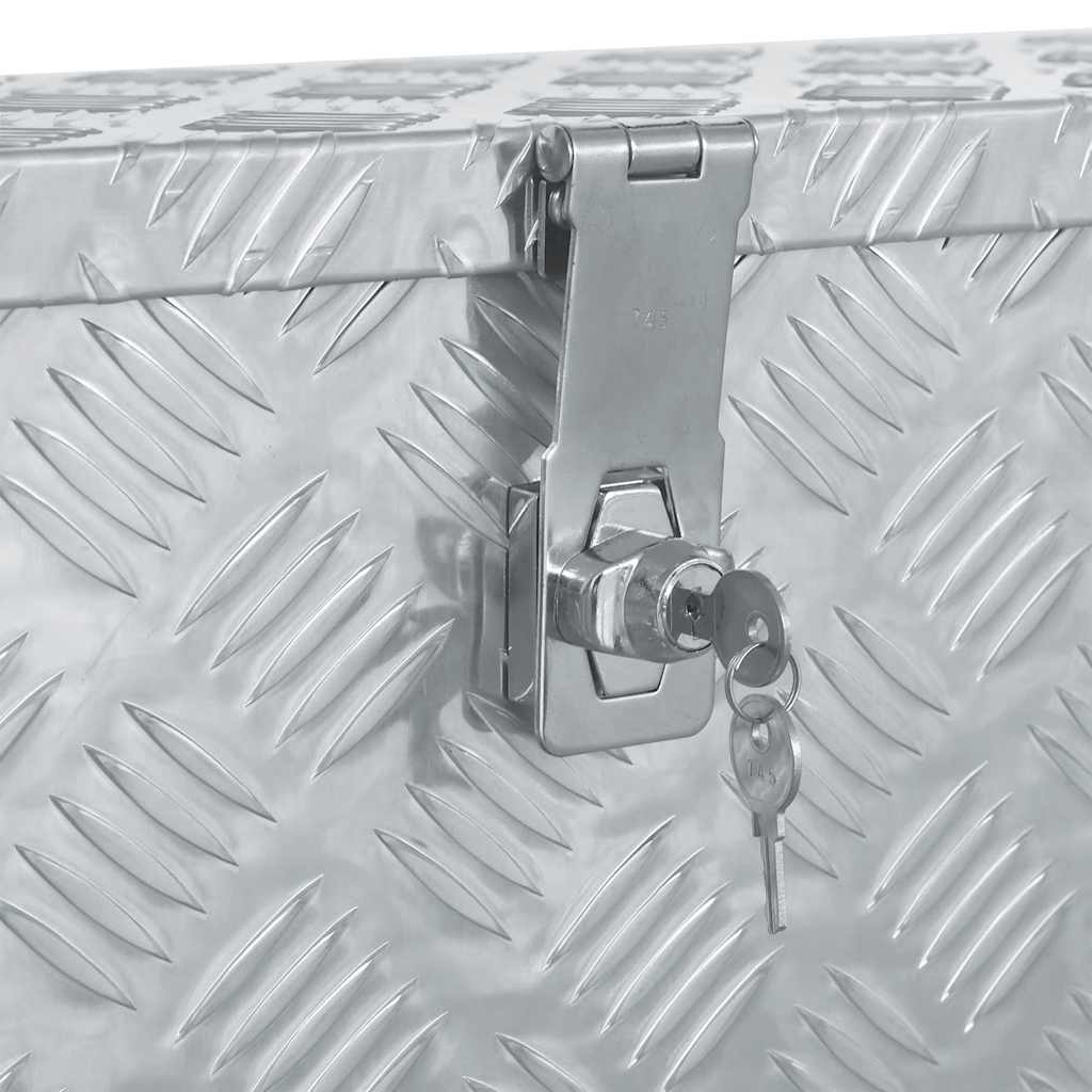 Aluminium Box 76.5x26.5x33 cm Silver