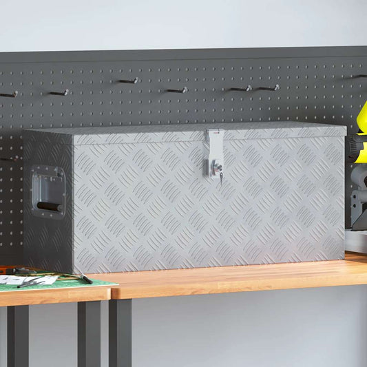 Aluminium Box 76.5x26.5x33 cm Silver